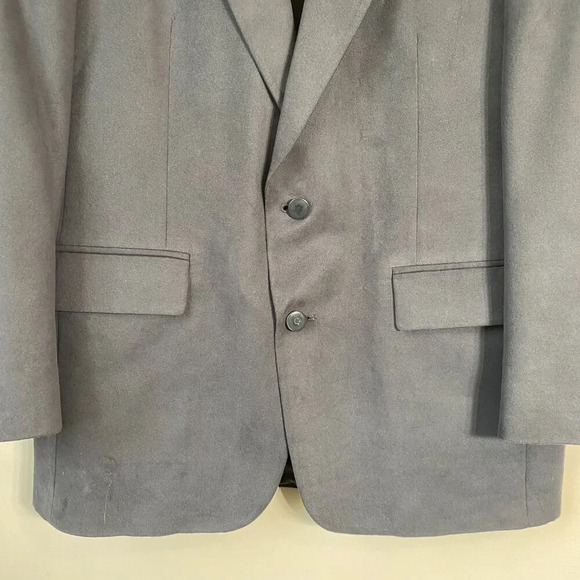 Halls Kansas City Sport Coat Dinner Jacket Blazer Men's Size 40R Gray Career - Picture 9 of 16